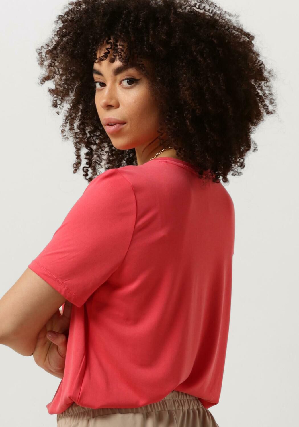 OBJECT Dames Tops & T-shirts Objannie S s T-shirt Noos Roze