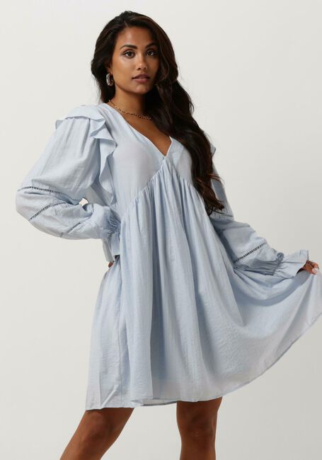 Blauwe STUDIO AMAYA Mini jurk JUNA - large