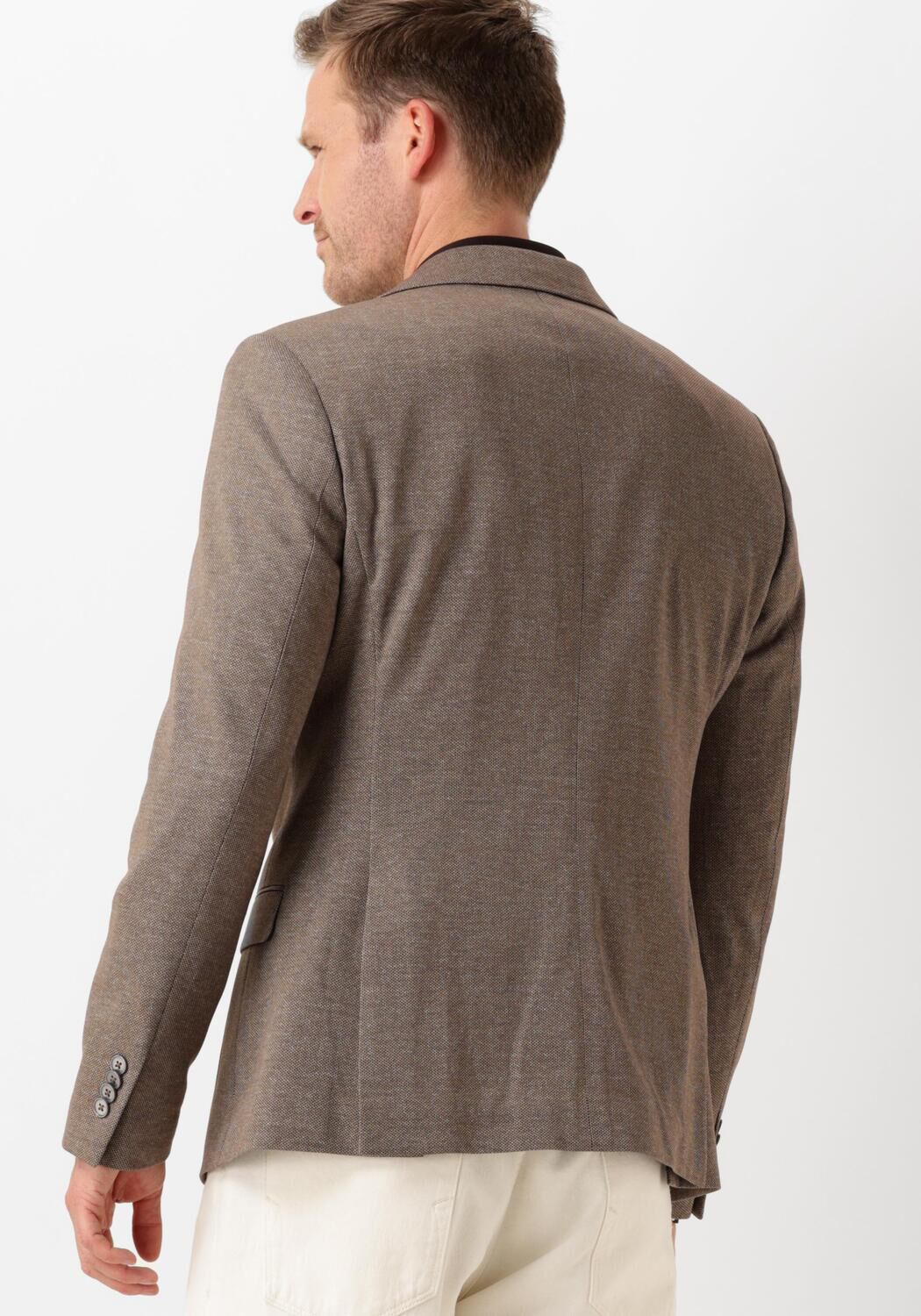 ZUITABLE Heren Colberts Dinick Taupe