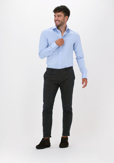 Blauwe PORTO MILANO Casual overhemd FARO - large