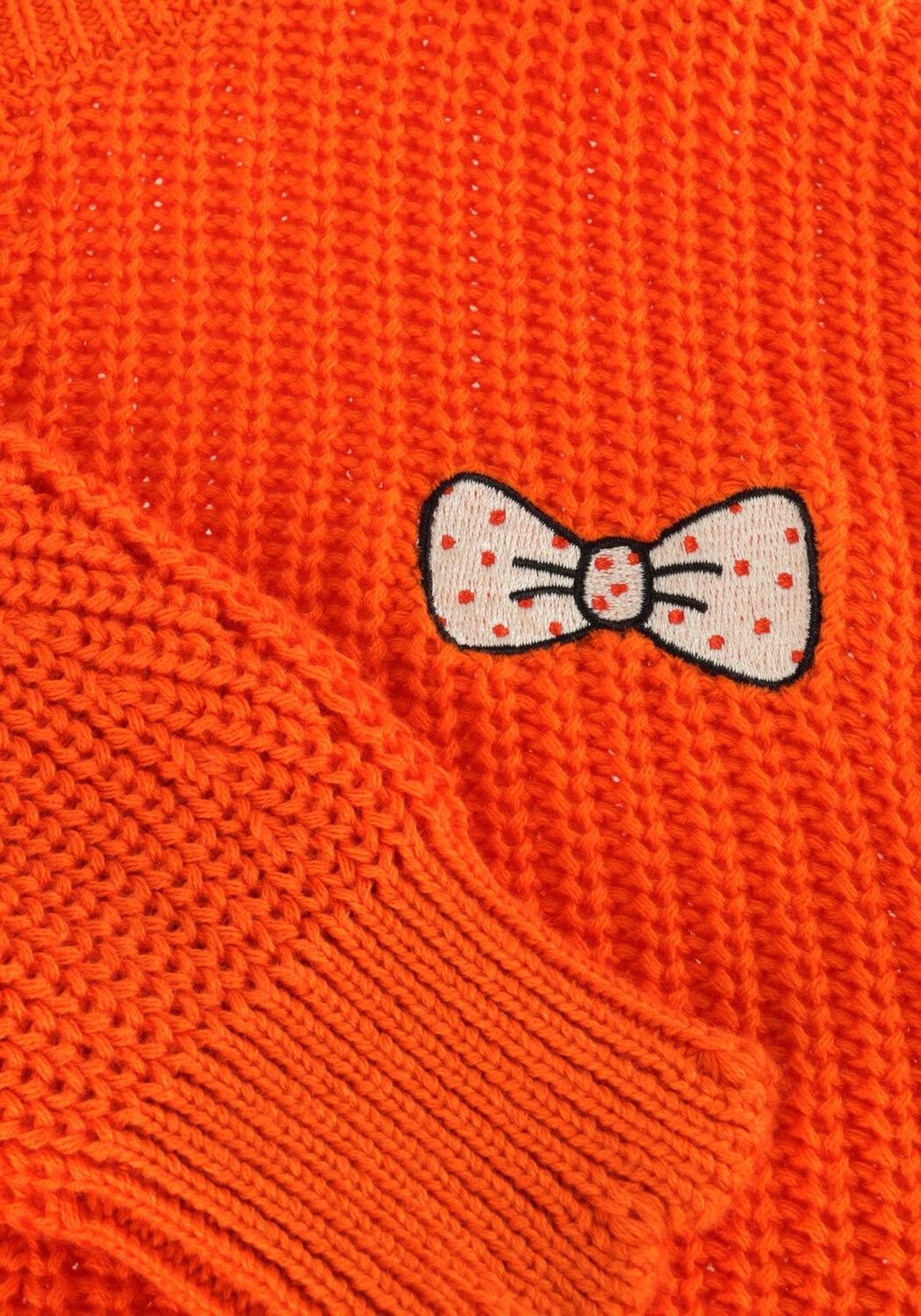 Koraal CARLIJNQ Trui BOW-GIRLS SWEATER WITH RUFFLES - large