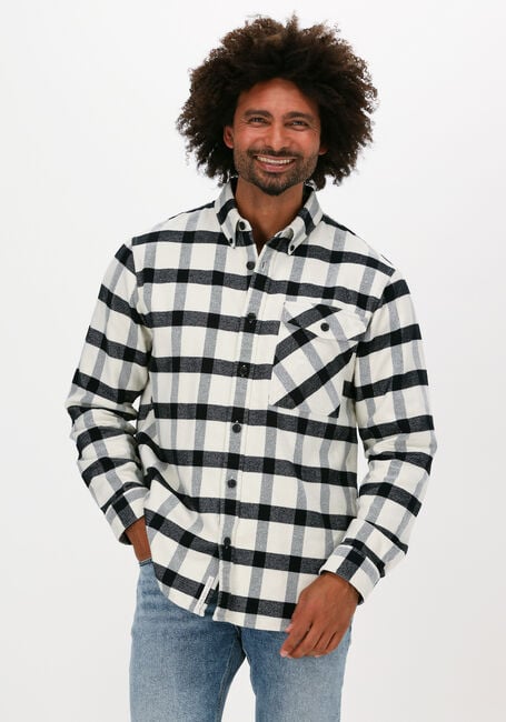 Witte SCOTCH & SODA Overshirt 163355 - CHECKED BRUSHED TWILL - large