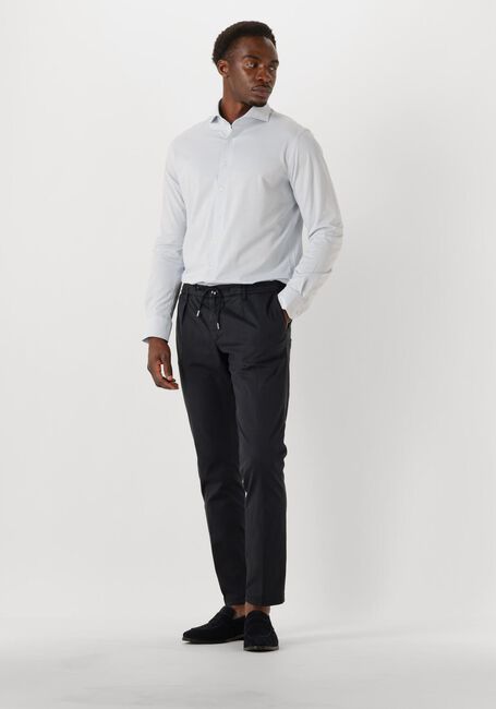 Lichtblauwe PROFUOMO Klassiek overhemd SHIRT X-CUTAWAY JAPANESE KNITTED - large