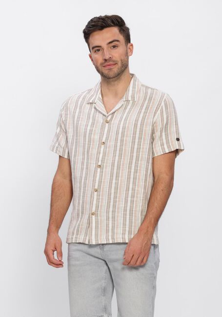 Multi CAST IRON Casual overhemd TWILL SLUB STRIPE - large