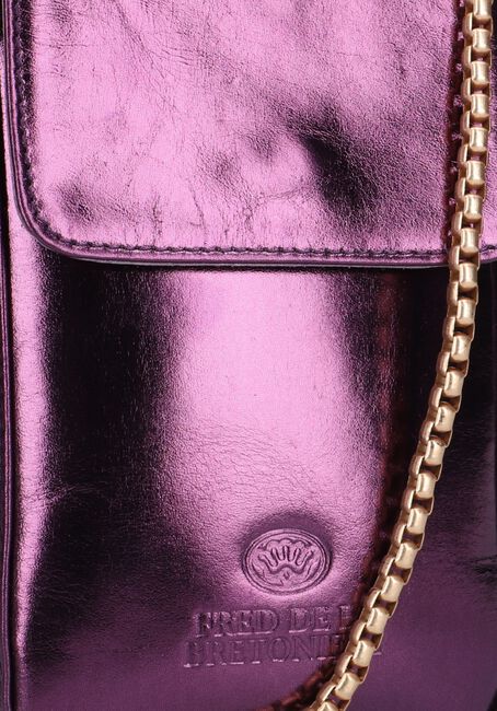 Paarse FRED DE LA BRETONIERE Schoudertas JULOTT PHONE BAG Paarse FRED DE LA BRETONIERE Schoudertas JULOTT PHONE BAG - large