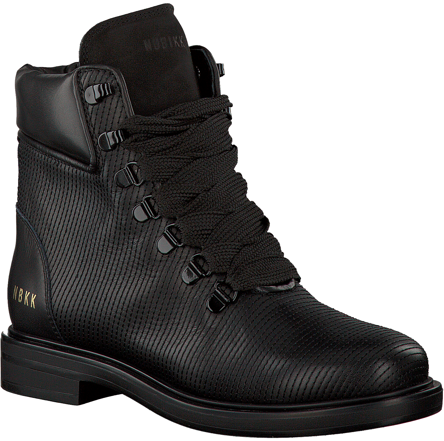 Zwarte NUBIKK Veterboots ZOE BOANN | Omoda Zwarte NUBIKK Veterboots ZOE BOANN | Omoda