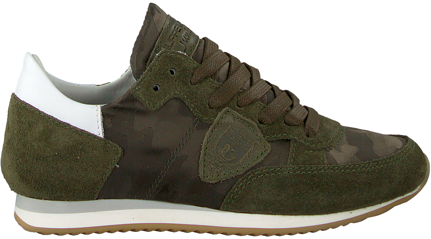 Groene PHILIPPE MODEL Sneakers TROPEZ CAMOUFLAGE | Omoda