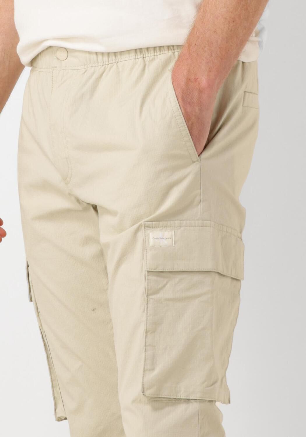 CALVIN KLEIN Heren Broeken Skinny Cargo Beige