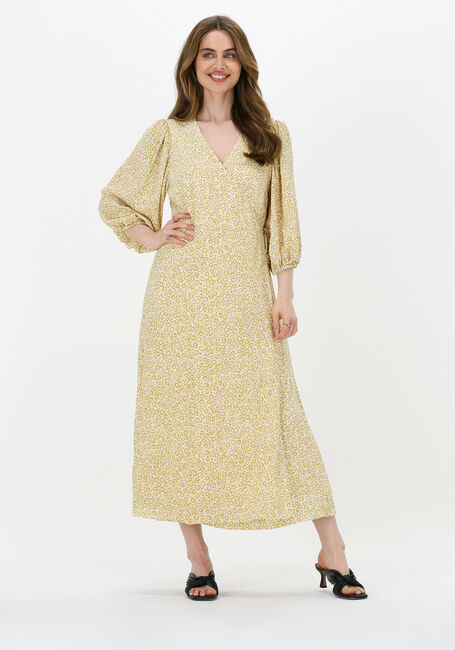 Ecru CATWALK JUNKIE Midi jurk DR GOLDEN FLOWER - large
