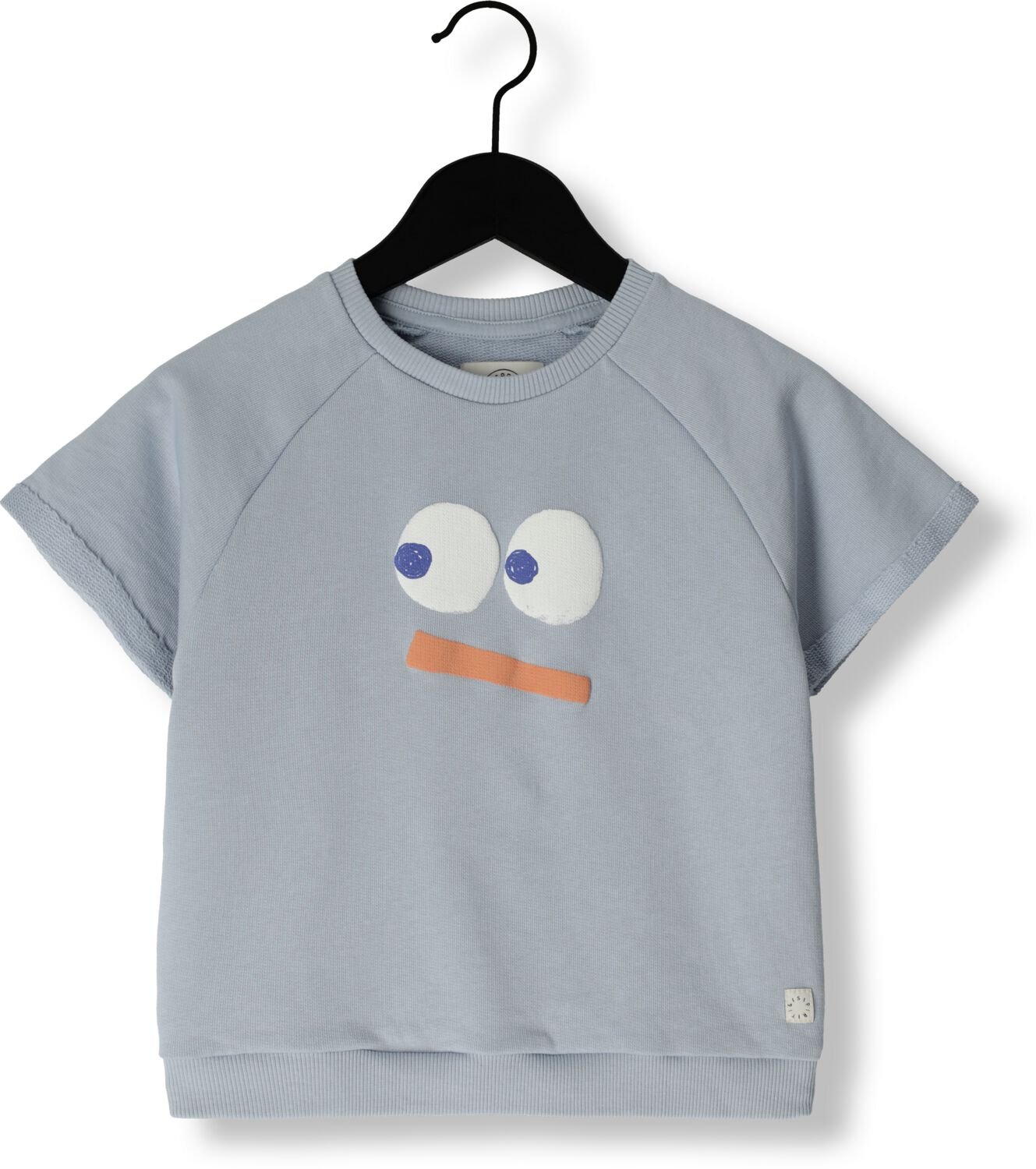 Sproet & Sprout Jongens Polo's & T-shirts Raglan Sweatshirt Smiley Blauw