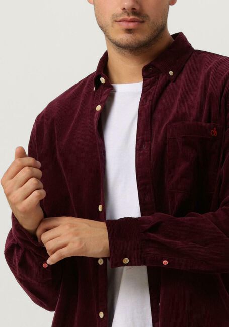 Bordeaux SCOTCH & SODA Casual overhemd ESSENTIAL CORDUROY - large