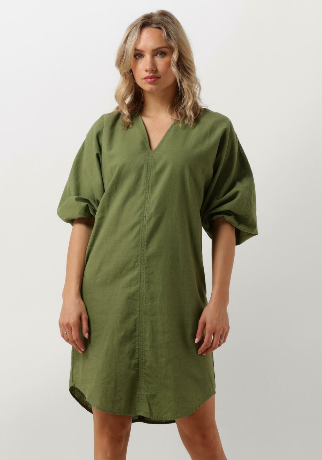 Penn&Ink N.Y Groene Maxi Jurk Green Dames