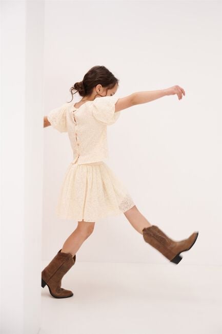 Ecru NONO Blouses TESSY MESH BLOUSE Ecru NONO Blouses TESSY MESH BLOUSE - large