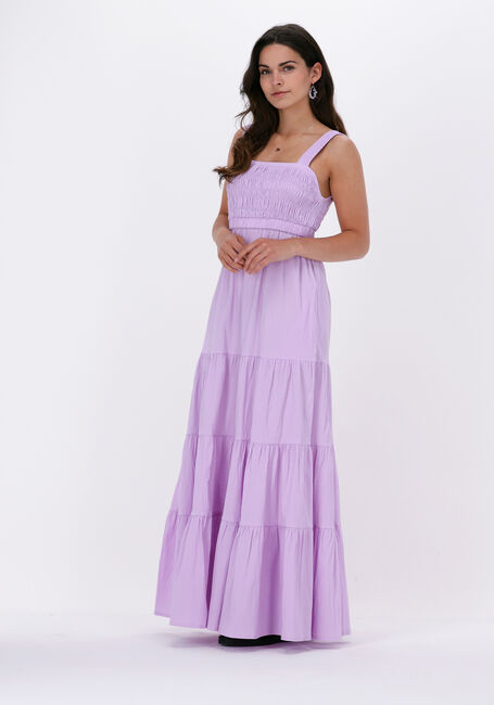 Lila SCOTCH & SODA Maxi jurk STRAPPY SEERSUCKERS MAXI DRESS - large