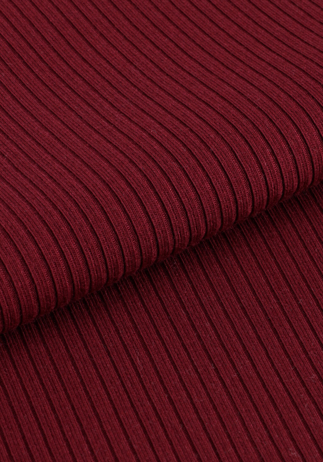 Rode CALVIN KLEIN Maxi jurk A- MODAL RIB SS DRESS - large