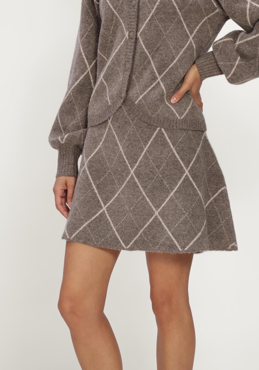 Taupe NOTRE-V Minirok NV-IESKE - large