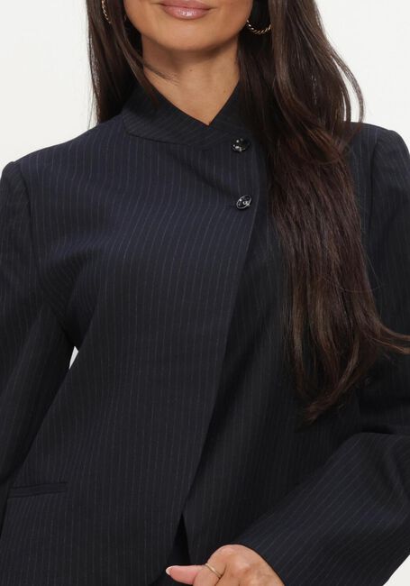 Donkerblauwe NEO NOIR Blazer TIRIA SLIM PINSTRIPE BLAZER - large