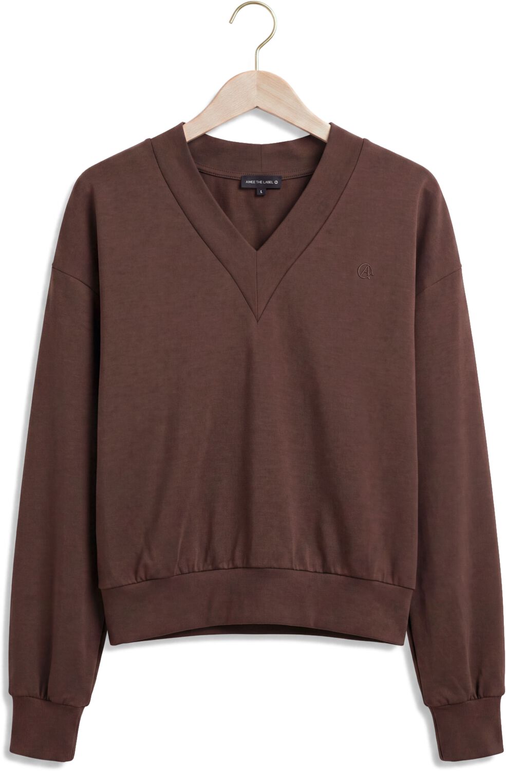 AIMEE THE LABEL Dames Truien & Vesten Kaapstadw6 Sweater Bruin