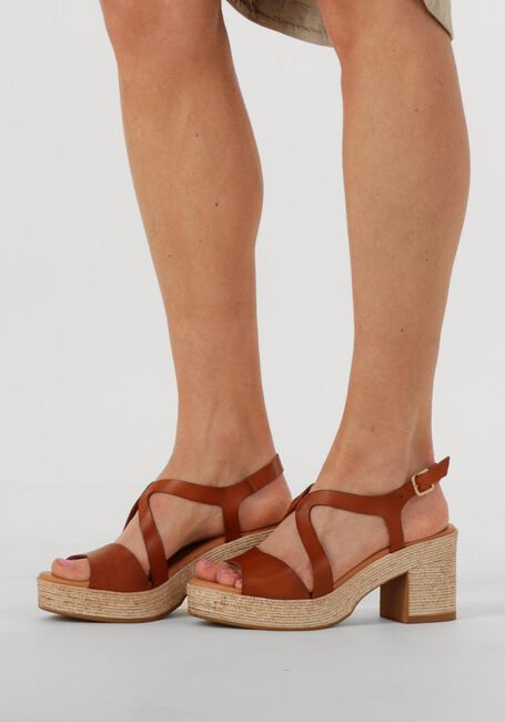 Cognac STEFANO LAURAN Sandalen met hak 2505 Cognac STEFANO LAURAN Sandalen met hak 2505 - large