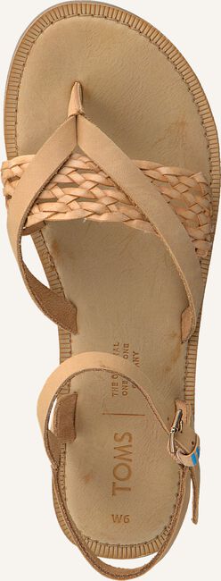 Camel TOMS Platte sandalen WM LEXIE SAND Camel TOMS Platte sandalen WM LEXIE SAND - large