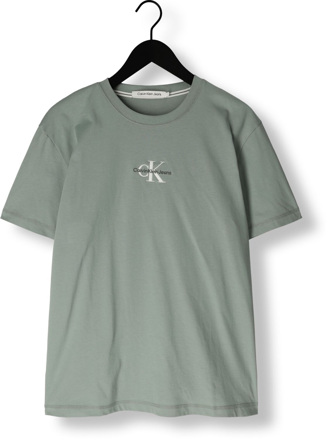 CALVIN KLEIN Heren Polo's & T-shirts Monologo Tee Grijs
