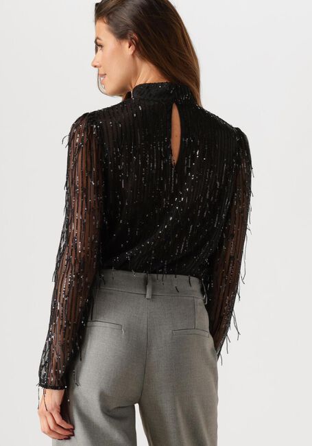 Zwarte SECOND FEMALE Blouses TASSEL BLOUSE - large