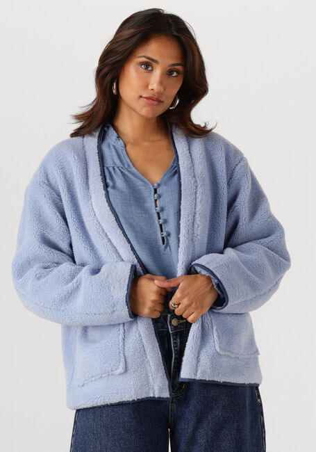 Lichtblauwe YDENCE Teddy jas JACKET SALLY - large