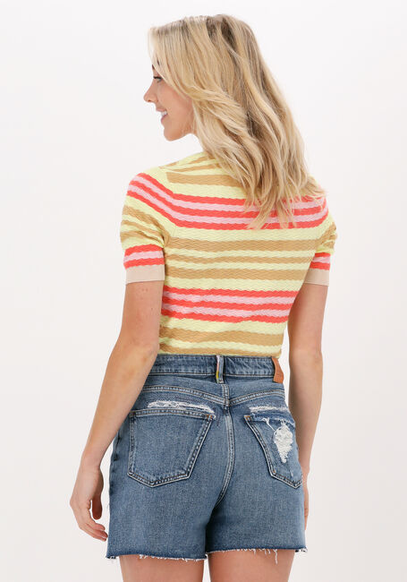 Multi SCOTCH & SODA Top SPECIAL KNITTED SHORT SLEEVE TOP - large
