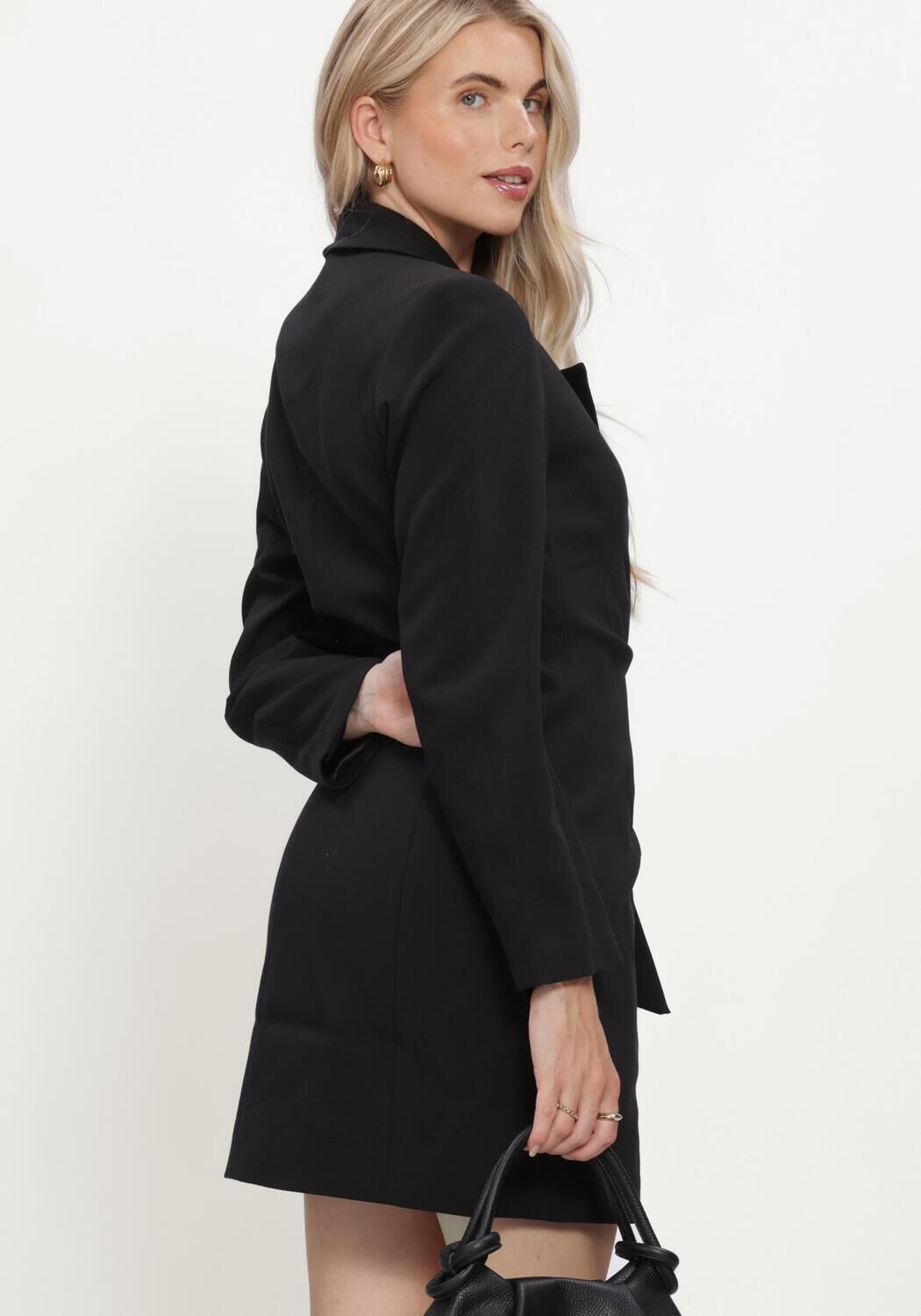 Zwarte FREEBIRD Mini jurk DRIVEN - large