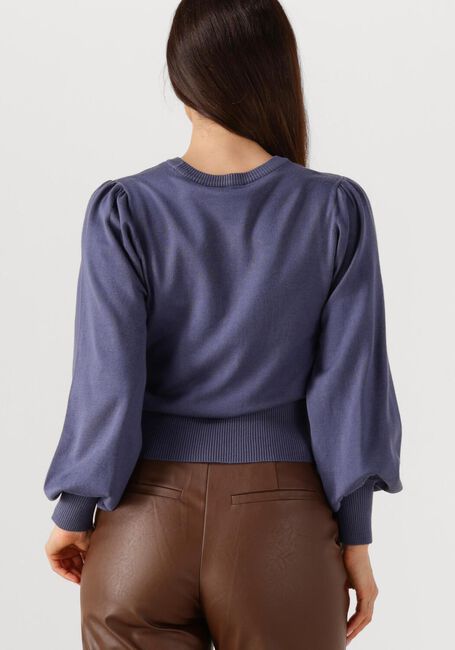 Blauwe MINUS Trui LIVA LONG SLEEVE PULLOVER - large