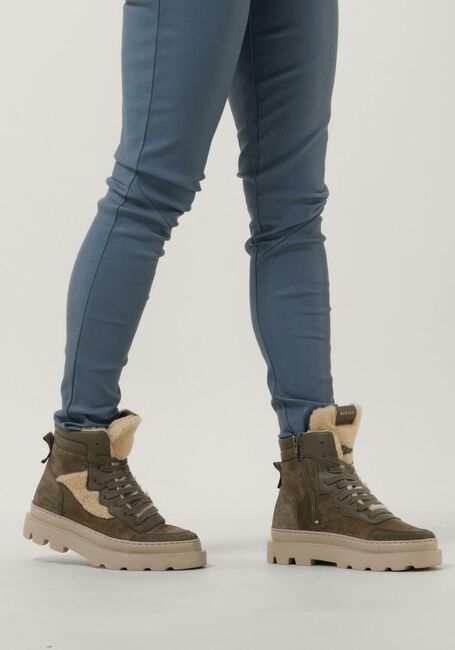 Groene NUBIKK Hoge sneaker MONRO MACY FUR - large