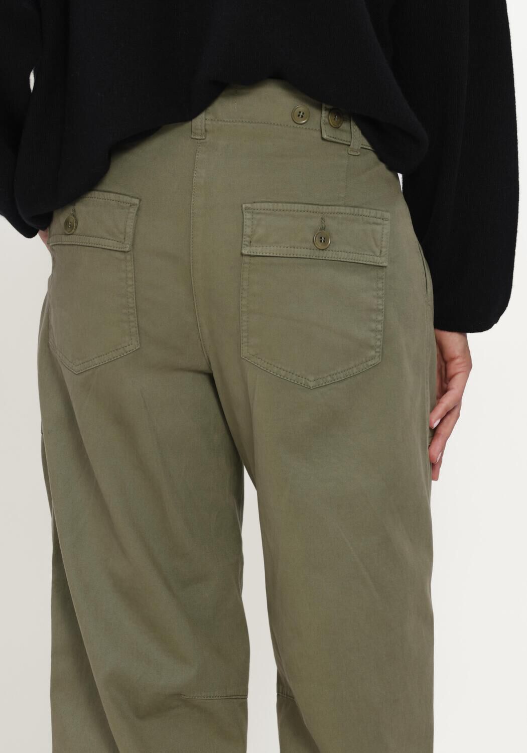 Olijf CAMBIO Cargobroeken OCTOBER STUDIO87 - large