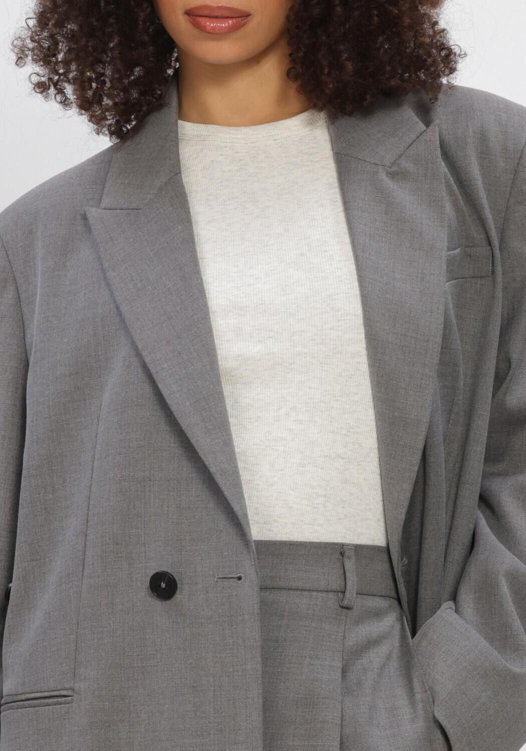 DANTE6 Dames Blazers Bolton Wrap Blazer Grijs