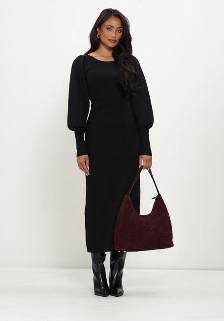Zwarte OMODA ATELIER Maxi jurk OM-SORAYA X QUINTY - large