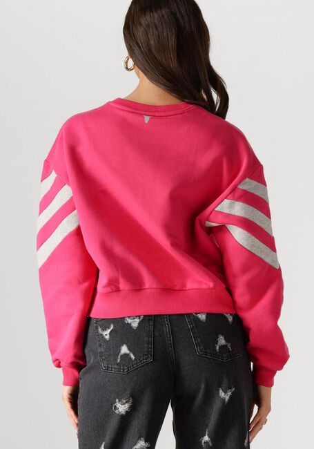 Roze ALIX THE LABEL Sweater LADIES KNITTED CROPPED SWEATER - large