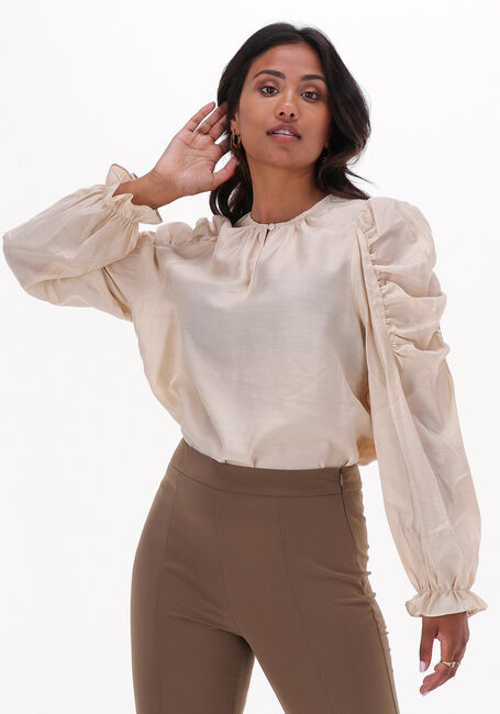 Beige SECOND FEMALE Blouses MASMA BLOUSE - large