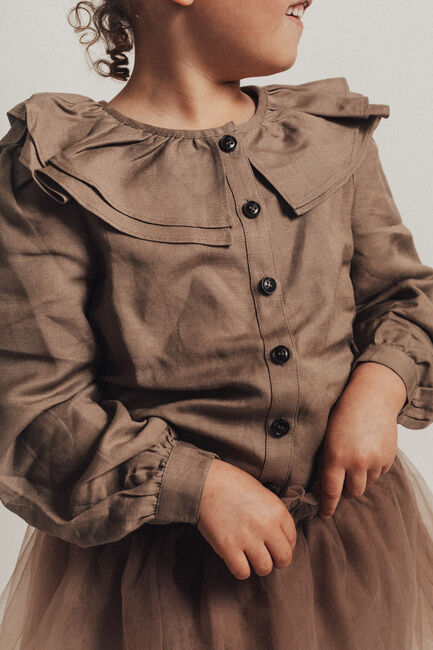 Taupe BAJE STUDIO Blouses MAIDA - large