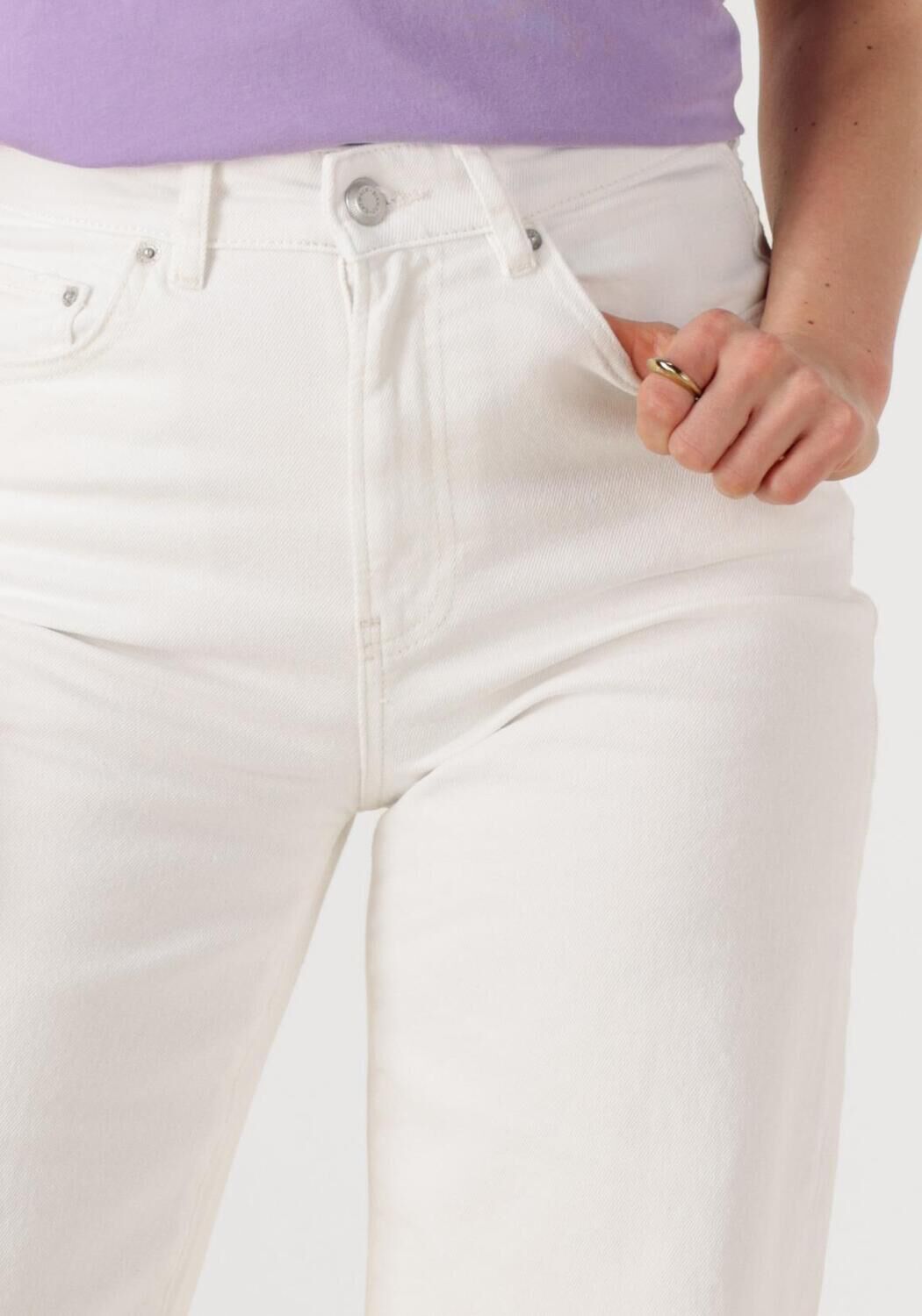 CATWALK JUNKIE Dames Jeans Loose Fit Jeans Wit