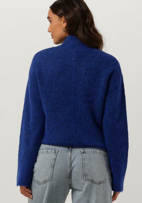 Blauwe Y.A.S. Coltrui YASNELLOSEAM LS KNIT PULLOVER - large