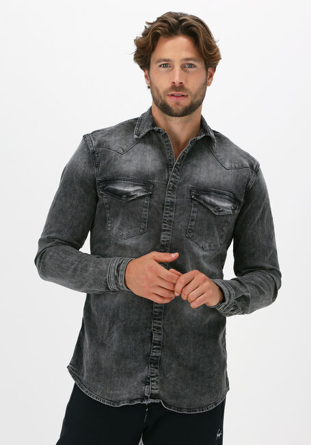 Grijze PUREWHITE Casual overhemd 21030219 - large