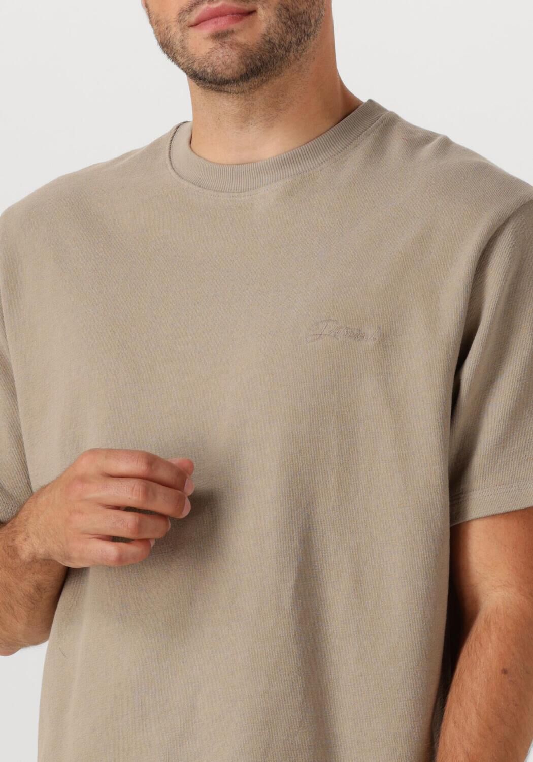 DSTREZZED Heren Polo's & T-shirts Lasse Tee Taupe