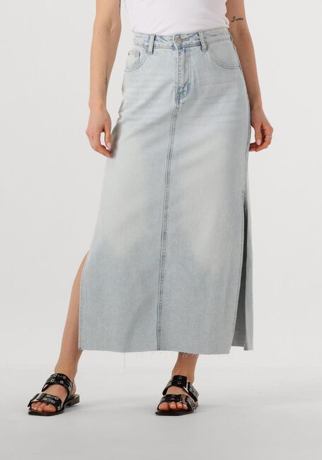 Lichtblauwe WITHBLACK Midirok WBLGALA DENIM SKIRT - large