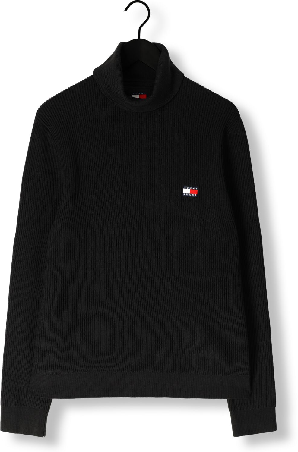 TOMMY JEANS Heren Truien & Vesten Tjm Slim Xs Badge Rollneck Zwart