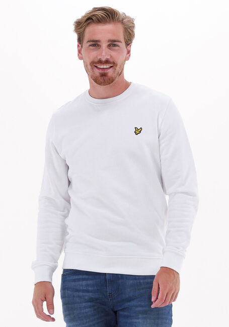 Witte LYLE & SCOTT Sweater CREW NECK SWEATSHIRT - large