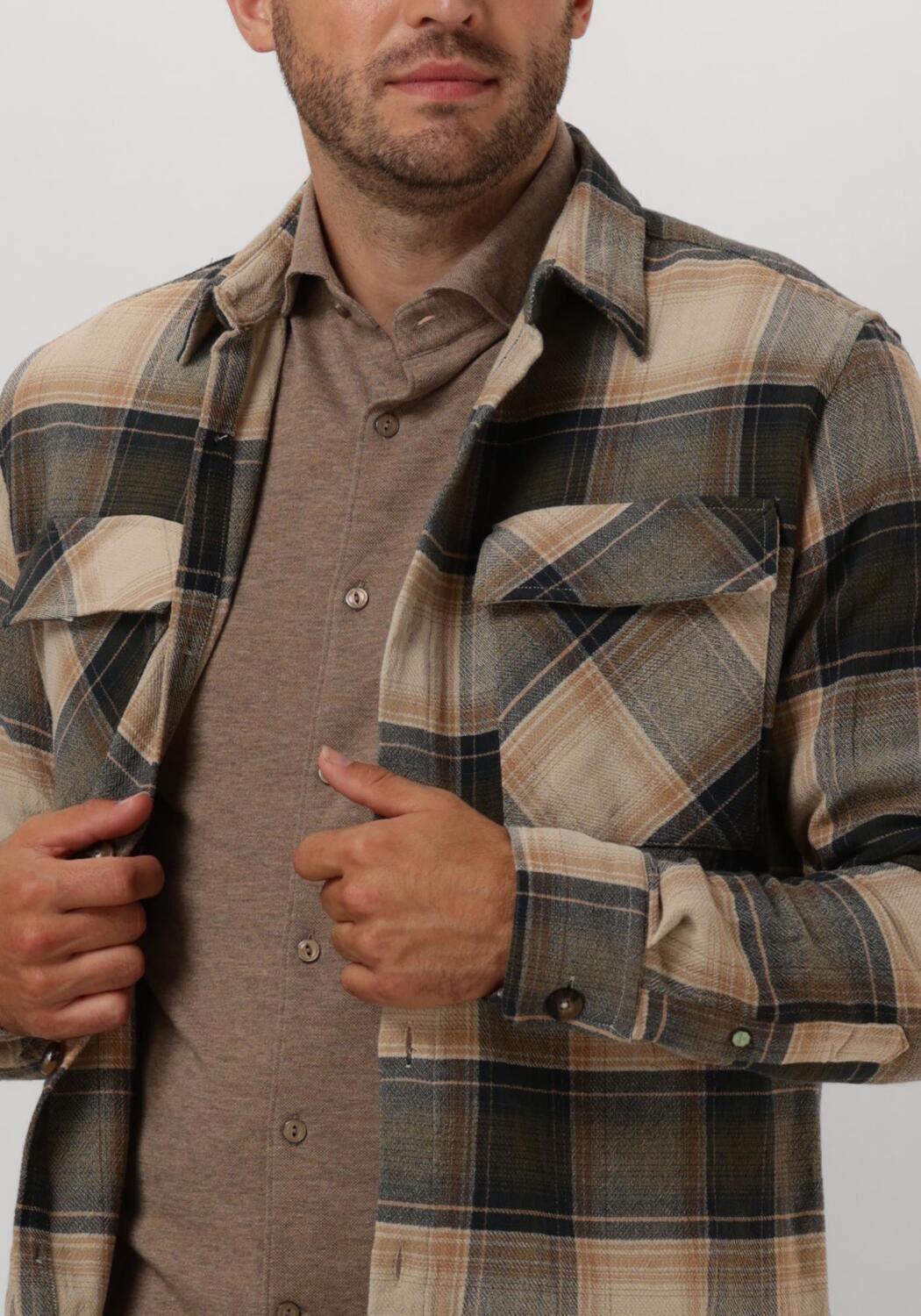 DSTREZZED Heren Overshirts Corey Overshirt Donkergroen