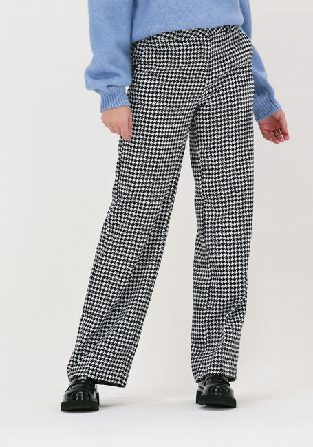 Zwarte SELECTED FEMME Wijde broek SLFMUSA MW WIDE PANT EX - large