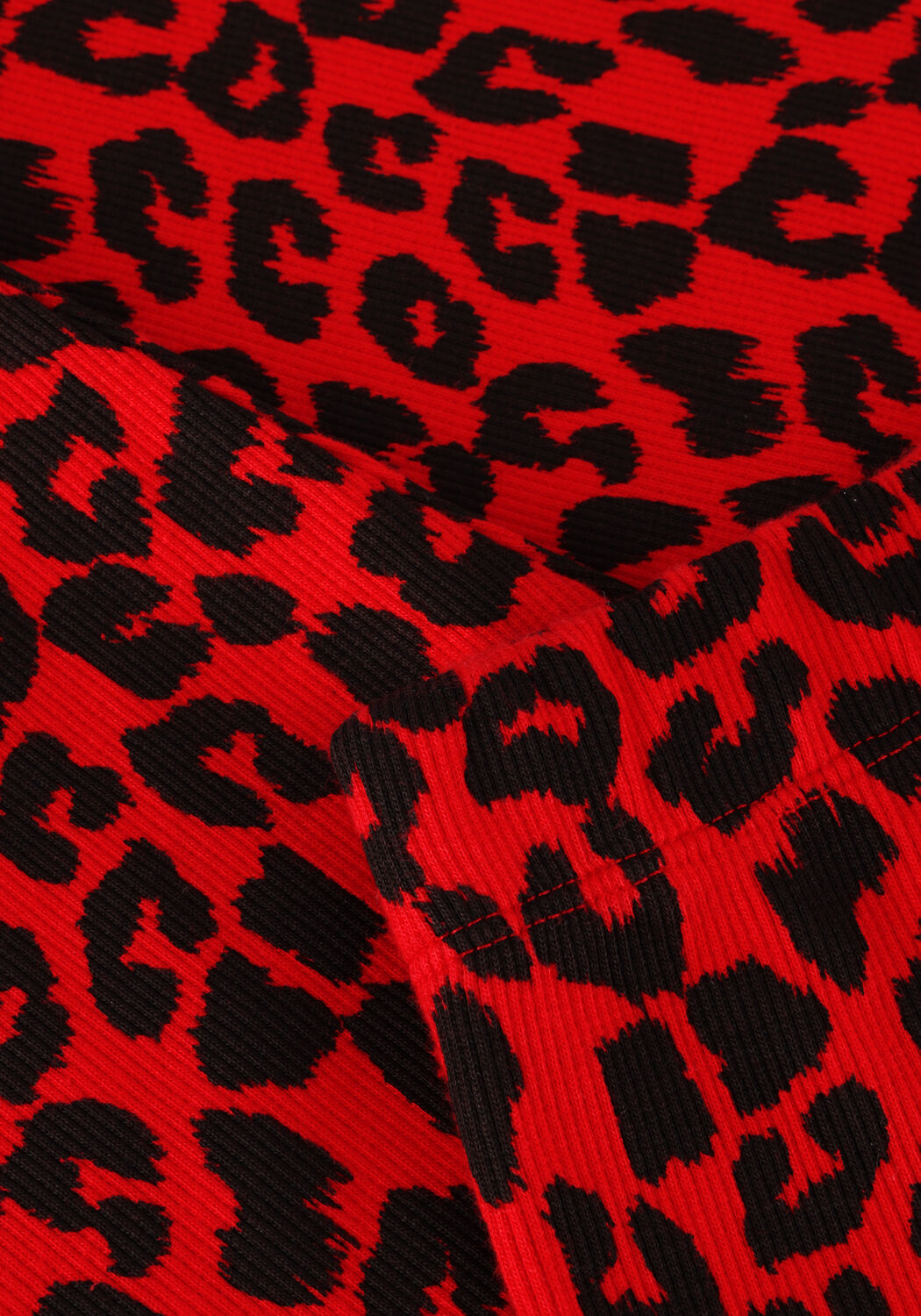 DAILY BRAT Meisjes Broeken Leopard Pants Rood