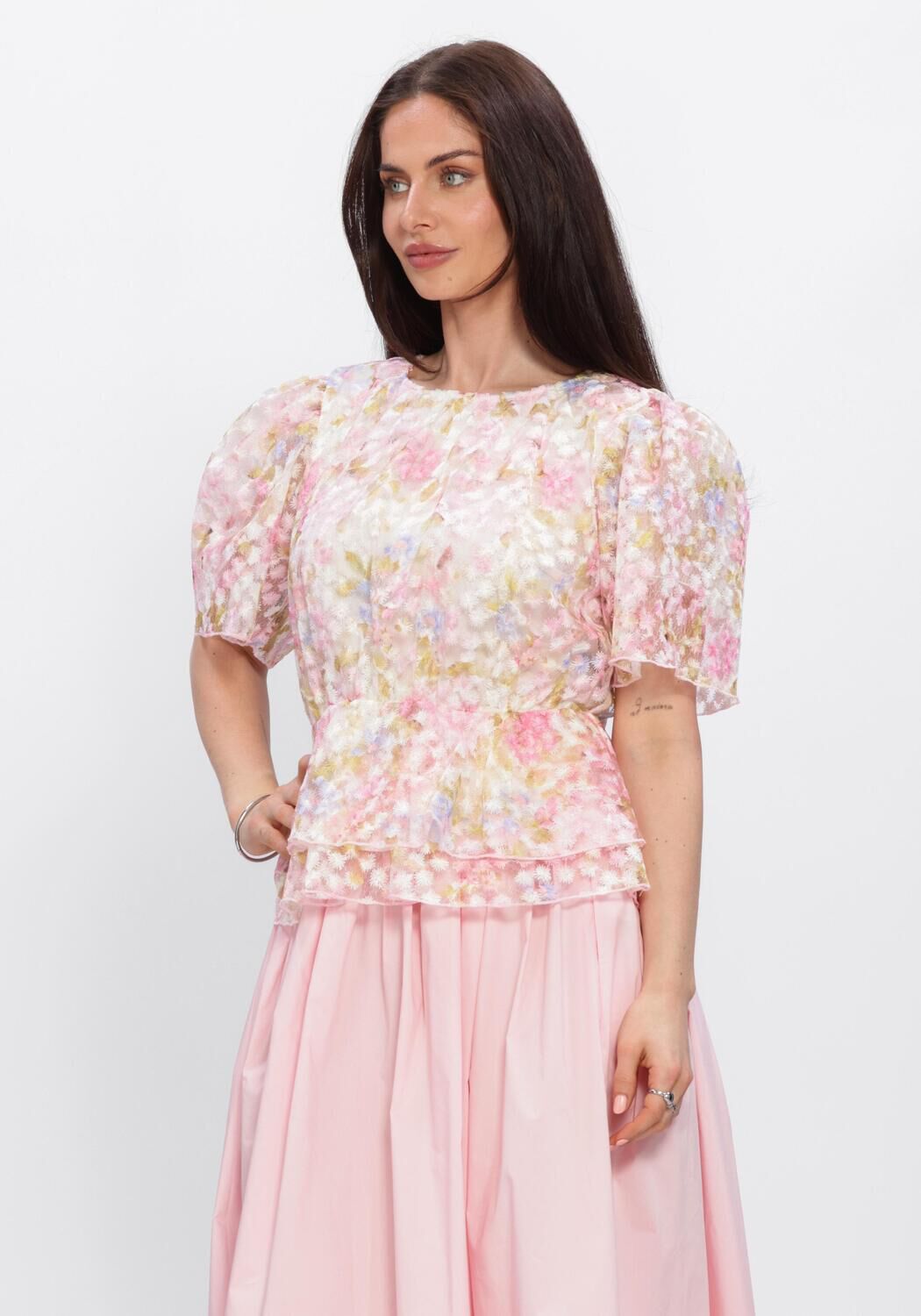 Roze Y.A.S. Tops & T-shirts YASLEANNA SS TOP NEW S. - large