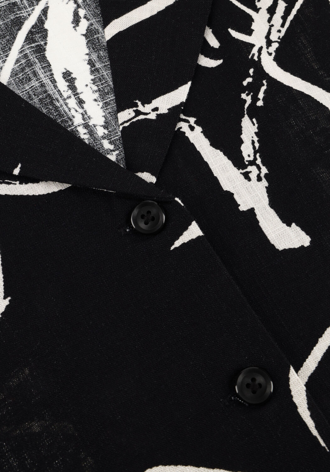 Zwarte OBJECT Blouses OBJSANNE S/S SHIRT AOP - large