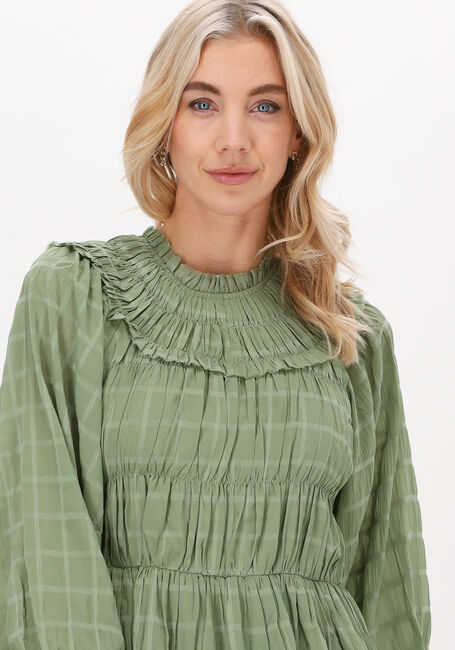 Olijf NA-KD Mini jurk STRUCTURED CHIFFON MINI DRESS - large